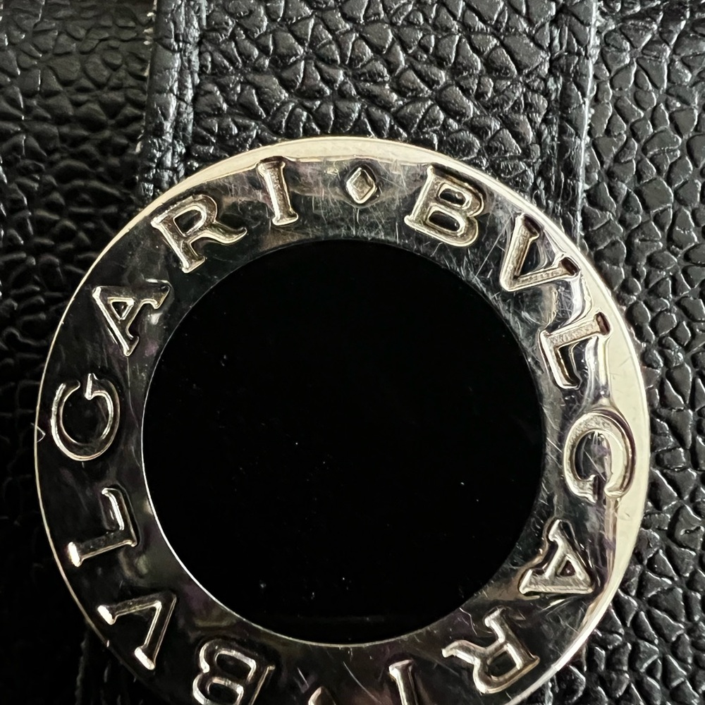 BVLGARI BLACK PEBBLE LEATHER LONG WALLET - Picture 9 of 9